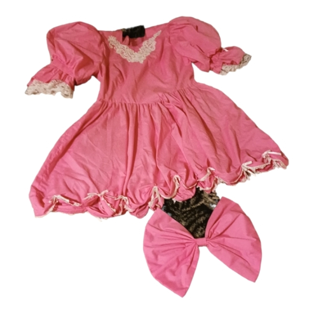 Vintage Handmade Dress From The 60s Size Medium Fit Bo Peep Hem For Extra Spin